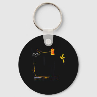 Porte-clés Mewing Machine Funny Quilting Craft Lover Quilter