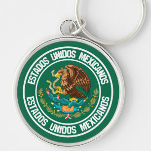 Porte-clés Mexico Round Emblem