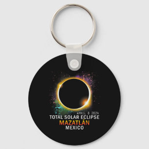 Porte-clés Mexique Total Éclipse Solaire 2024