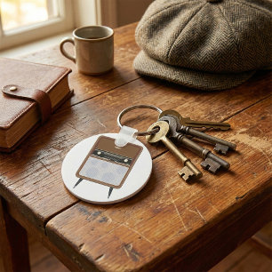 Porte-clés Mi-siècle Vintage Radio Retro Music Lover