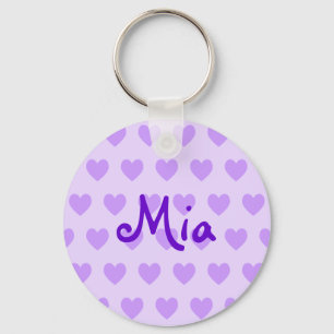 Porte-clés Mia en violet