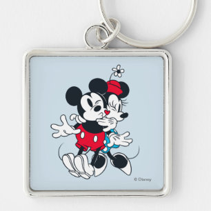 Porte-clés Mickey & Minnie Amour Éternel