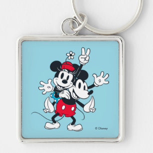 Porte-clés Mickey & Minnie Deux de la même veine