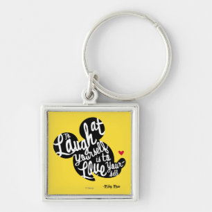 Porte-clés Mickey tendance Riez de vous-même