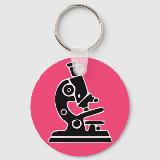 Porte-clés Microscope rose