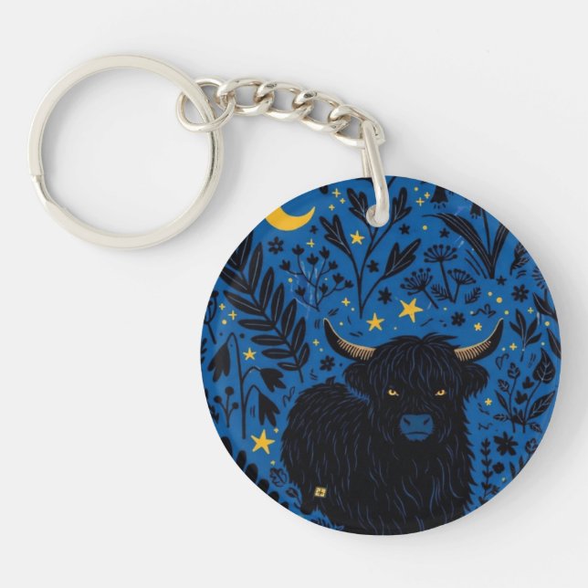 Porte-clés Midnight Moo (Devant)