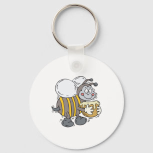 Porte-clés miel d'accaparement d'abeilles