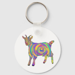 Porte-clés Mignon Art Animal Spirale Coloré Drôle Original Ch