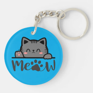 Porte-clés Mignon Chat Miaou – Cadeau de Kitty Drô