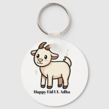 Porte-clés mignon chèvre Joyeux Eid Ul Adha 2026