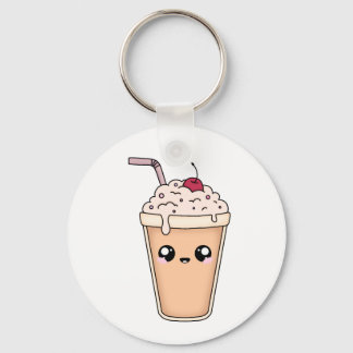 Porte-clés Mignon Milkshake Kawaii – Design Autoco