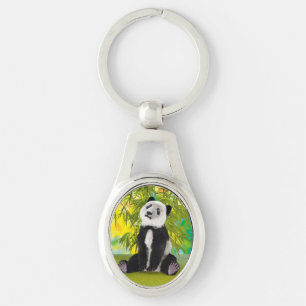 Porte-clés Mignon Ours Panda Kawaii Amoureux des Animaux Cade