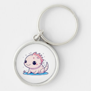 Porte-clés mignon philosophe axolotl