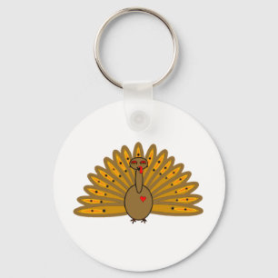 Porte-clés Mignon Thanksgiving Friendsgiving Turquie