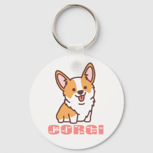 Porte-clés Mignonne Chien Chien Maman Cadeau Pembroke Corgi
