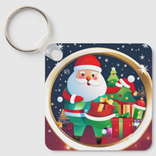 Porte-clés "Mignonne Joyeux Porte - clé de Noël - Festivités 