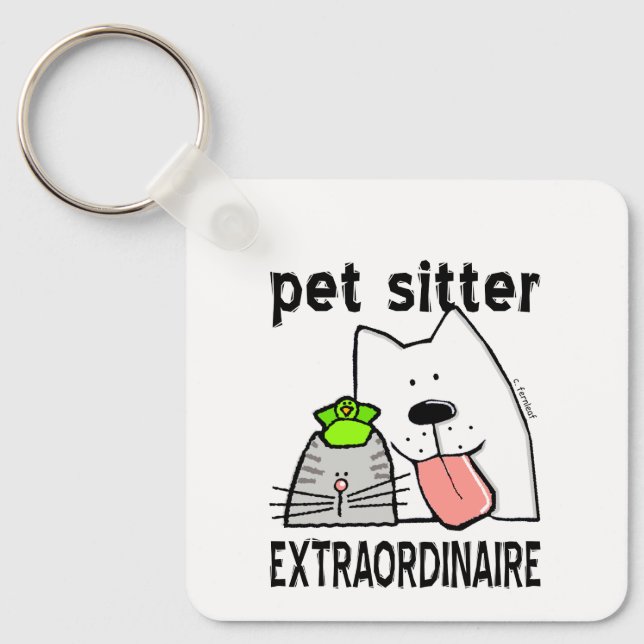 Porte-clés Mignonne Sitter Extraordinaire (Recto)