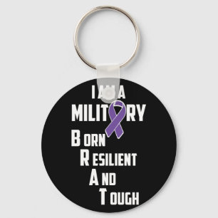 Porte-clés Militaire Mois Enfant Purple Up Fierté Brave Brat