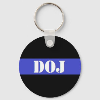 Porte-clés Ministère de la justice - Mince ligne bleue Porte 