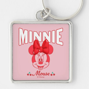 Porte-clés Minnie Mouse Retro Sourire Cerise