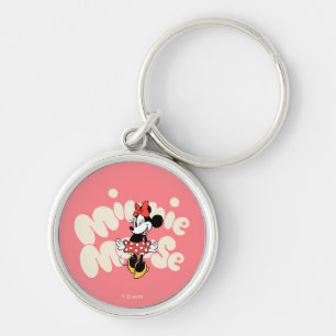 Porte-clés Minnie Mouse Tourbillon dans un Style à Points de