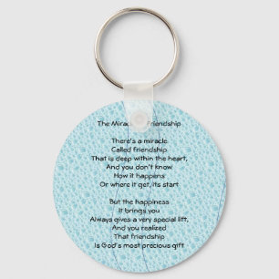 Porte-clés Miracle of Friendship Poem Porte - clé