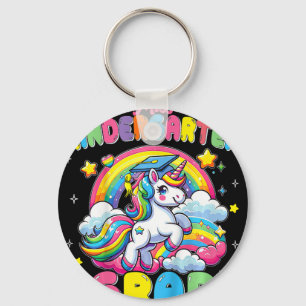 Porte-clés Miss Kindergarten Grad Unicorn Dernier Jour De L'É