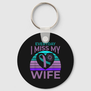 Porte-clés Miss My Femme Coeur Tournesol Suicide Sensibilisat