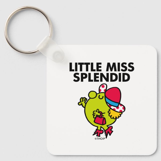 Porte-clés Miss Splendid | Lettres noires (Recto)