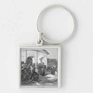 Porte-clés Mission espagnole d'Alamo