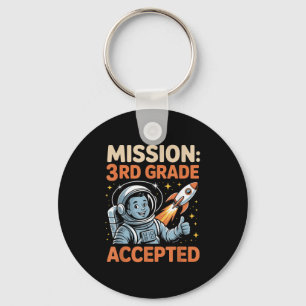 Porte-clés Mission Troisième astronaute de 3e année acceptée