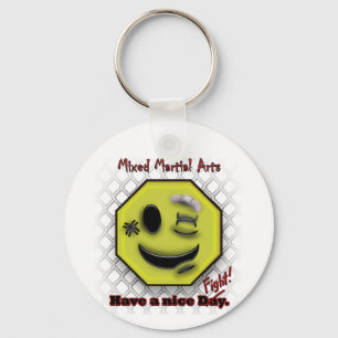 Porte-clés MMA Smile, Have a NIce Day/Fight