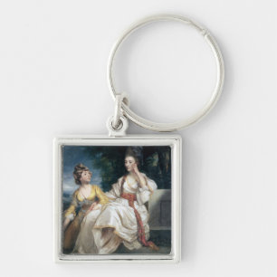 Porte-clés Mme Thrale et sa fille Hester 1777-78