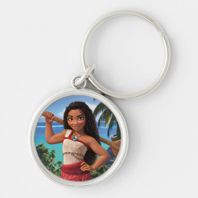 Porte-clés Moana est née au voyage (Devant)