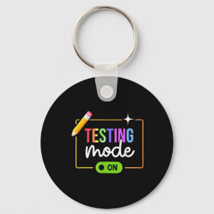 Porte-clés Mode De Test Drôle Le Jour De Test Motivationnel P