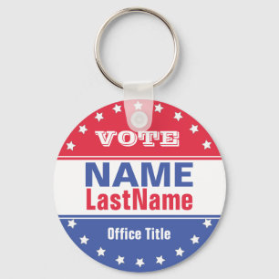Porte-clés Modèle de campagne personnalisée pour les élection
