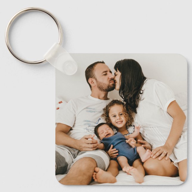 Porte-clés Moderne Créez votre propre photo de famille person (Recto)