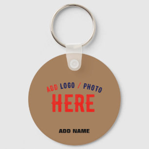 PORTE-CLÉS MODERNE ET MODERNE PERSONNALISABLE BROWN VÉRIFIÉ