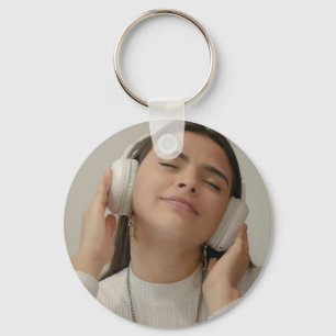 Porte-clés Moderne Photo Complète Personnalisé