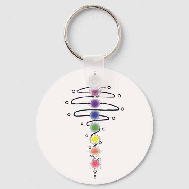 Porte-clés Modulateur Chakra (Recto)