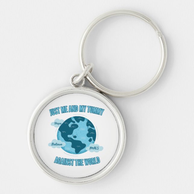 Porte-clés Moi et ma tumeur contre le monde (MALS) (Devant)