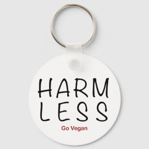 Porte-clés Moins de dommages - Go Vegan
