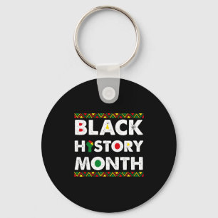 Porte-clés Mois de l'histoire des Noirs Hommes Femmes Enfant