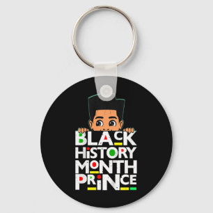 Porte-clés Mois de l'histoire des Noirs pour enfants Prince M