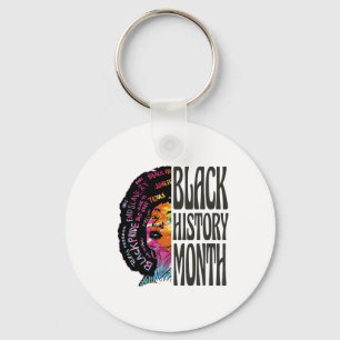 Porte-clés Mois De L'Histoire Noire Afro-Américaine Et Junett