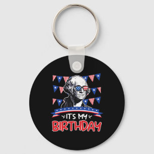 Porte-clés Mon anniversaire Jour de l'indépendance George Was