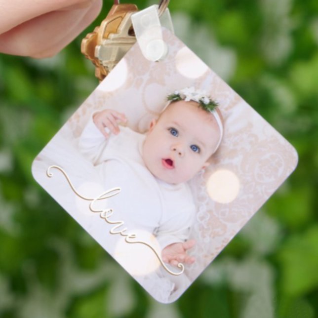 Porte-clés Mon bébé photo personnalisée (Créateur téléchargé)