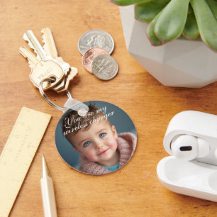 Porte-clés Mon chargeur sans fil et ma photo enfant
