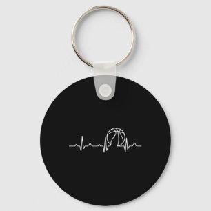 Porte-clés Mon Coeur bat au son de Bysketbyll pour le sport