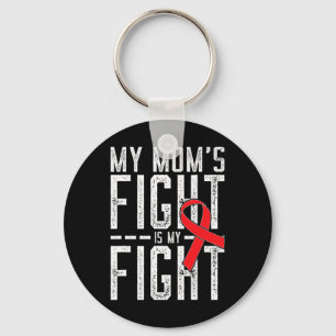 Porte-clés Mon combat de maman est ma lutte contre le cancer